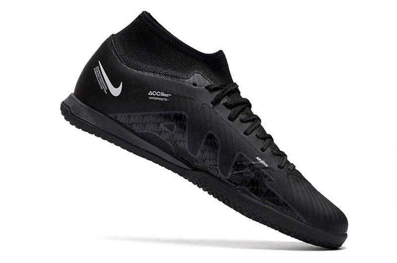 Chuteira Futsal Nike Air Zoom Superfly 9 TF - All Black - Cano Alto - Loja da Seven Oficial