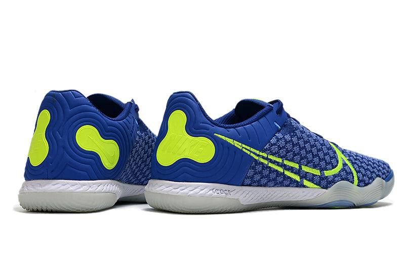 Chuteira Futsal Nike Phantom GT - Azul/Verde - Low - Loja da Seven Oficial