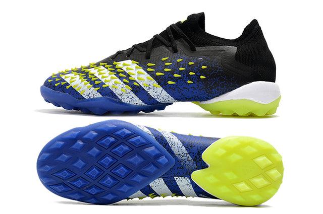 Chuteira Society Adidas Predator Freak .1 Black/Blue/Yellow - Low - Loja da Seven Oficial