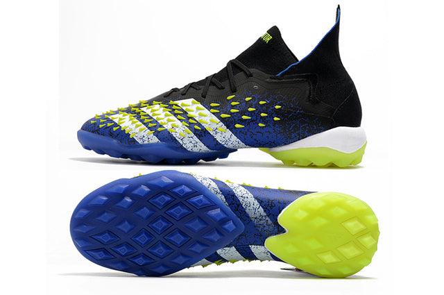 Chuteira Society Adidas Predator Freak.1 FG Black/Blue/Yellow - Cano Alto - Loja da Seven Oficial