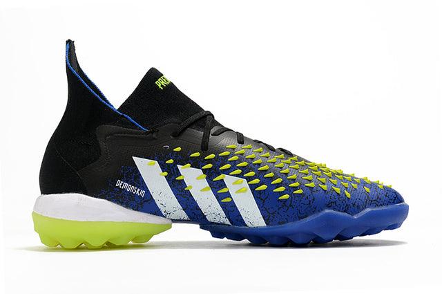 Chuteira Society Adidas Predator Freak.1 FG Black/Blue/Yellow - Cano Alto - Loja da Seven Oficial