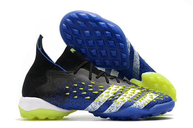 Chuteira Society Adidas Predator Freak.1 FG Black/Blue/Yellow - Cano Alto - Loja da Seven Oficial