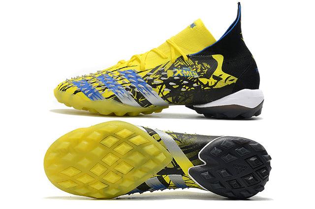 Chuteira Society Adidas Predator Freak.1 FG Xmen/Black/Yellow/Blue - Cano Alto - Loja da Seven Oficial