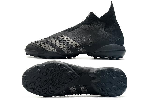 Chuteira Society Adidas Predator Freak + FG Black - Cano Alto - Loja da Seven Oficial