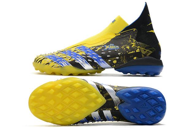 Chuteira Society Adidas Predator Freak + FG Xmen/Black/Yellow/Blue - Cano Alto - Loja da Seven Oficial