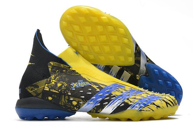 Chuteira Society Adidas Predator Freak + FG Xmen/Black/Yellow/Blue - Cano Alto - Loja da Seven Oficial