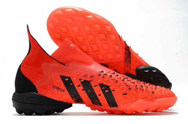 Chuteira Society Adidas Predator Freak+TF Red - Cano Alto - Loja da Seven Oficial