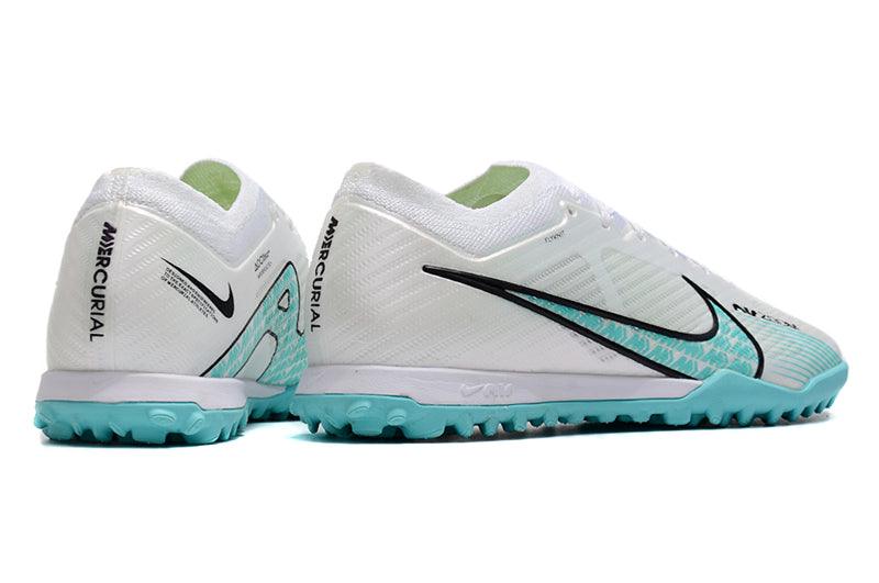 Chuteira Society Nike Air Zoom TF Branco/Azul - Low - Loja da Seven Oficial