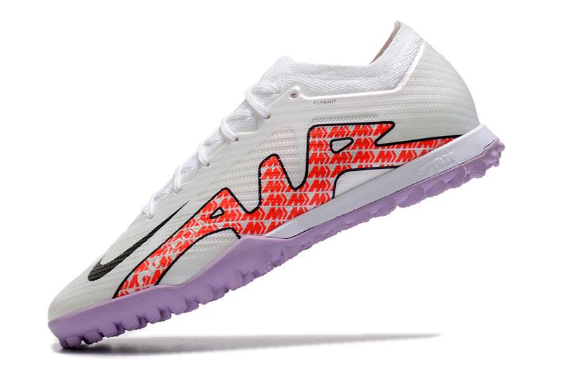 Chuteira Society Nike Air Zoom TF Branco/Roxo - Low - Loja da Seven Oficial