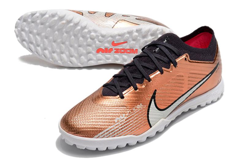 Chuteira Society Nike Air Zoom TF Marrom - Low - Loja da Seven Oficial