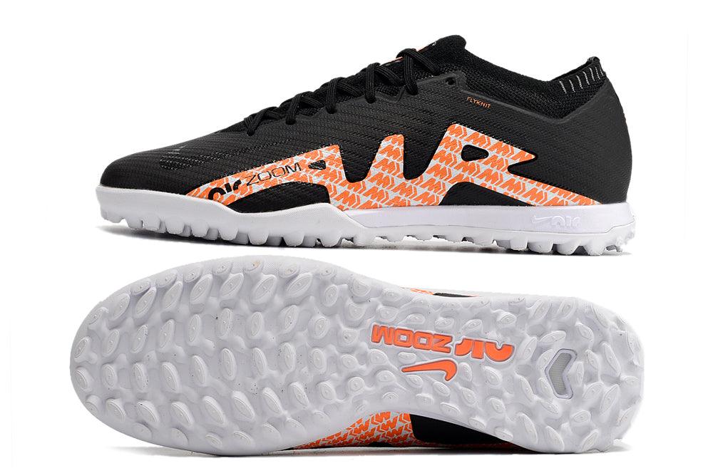 Chuteira Society Nike Air Zoom TF Preto/Laranja - Low - Loja da Seven Oficial