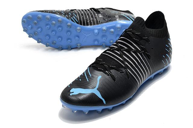 Chuteira Society Puma Future Z FG Black/Blue - Low - Loja da Seven Oficial