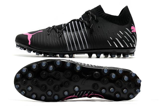 Chuteira Society Puma Future Z FG Black/Pink - Low - Loja da Seven Oficial