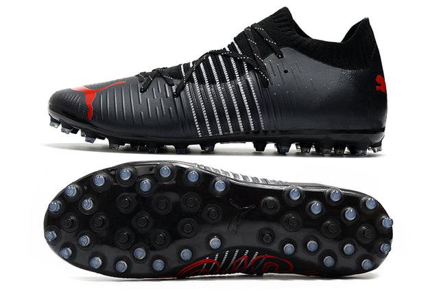 Chuteira Society Puma Future Z FG Black/Red - Low - Loja da Seven Oficial