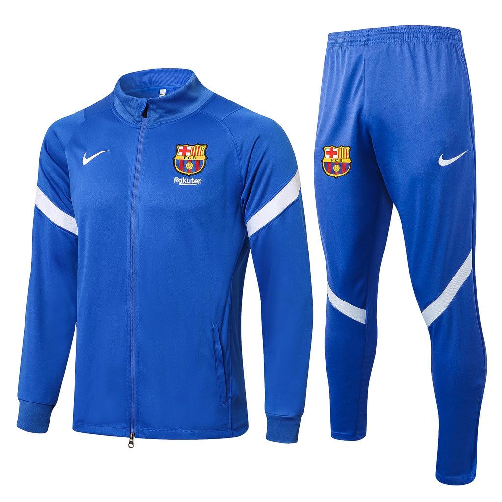 Conjunto Barcelona 2122 Azul Claro - Nike - Com Fecho - Loja da Seven Oficial