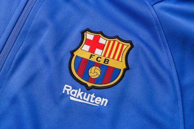 Conjunto Barcelona 2122 Azul Claro - Nike - Com Fecho - Loja da Seven Oficial