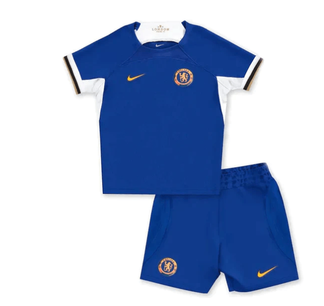 Conjunto Infantil Chelsea Home 23/24 - Azul - Loja da Seven Oficial