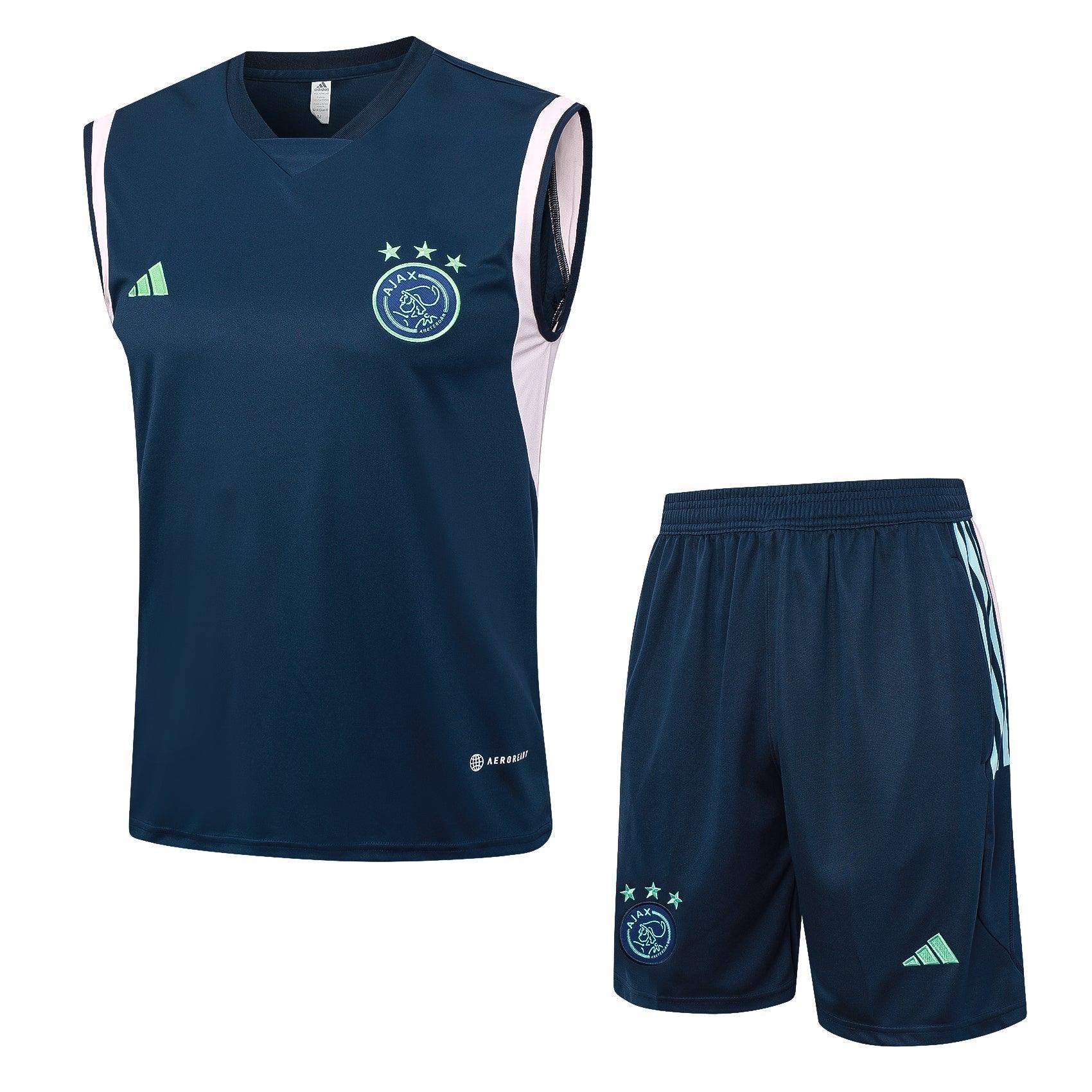 Conjunto Regata Ajax - Azul e Verde - Loja da Seven Oficial