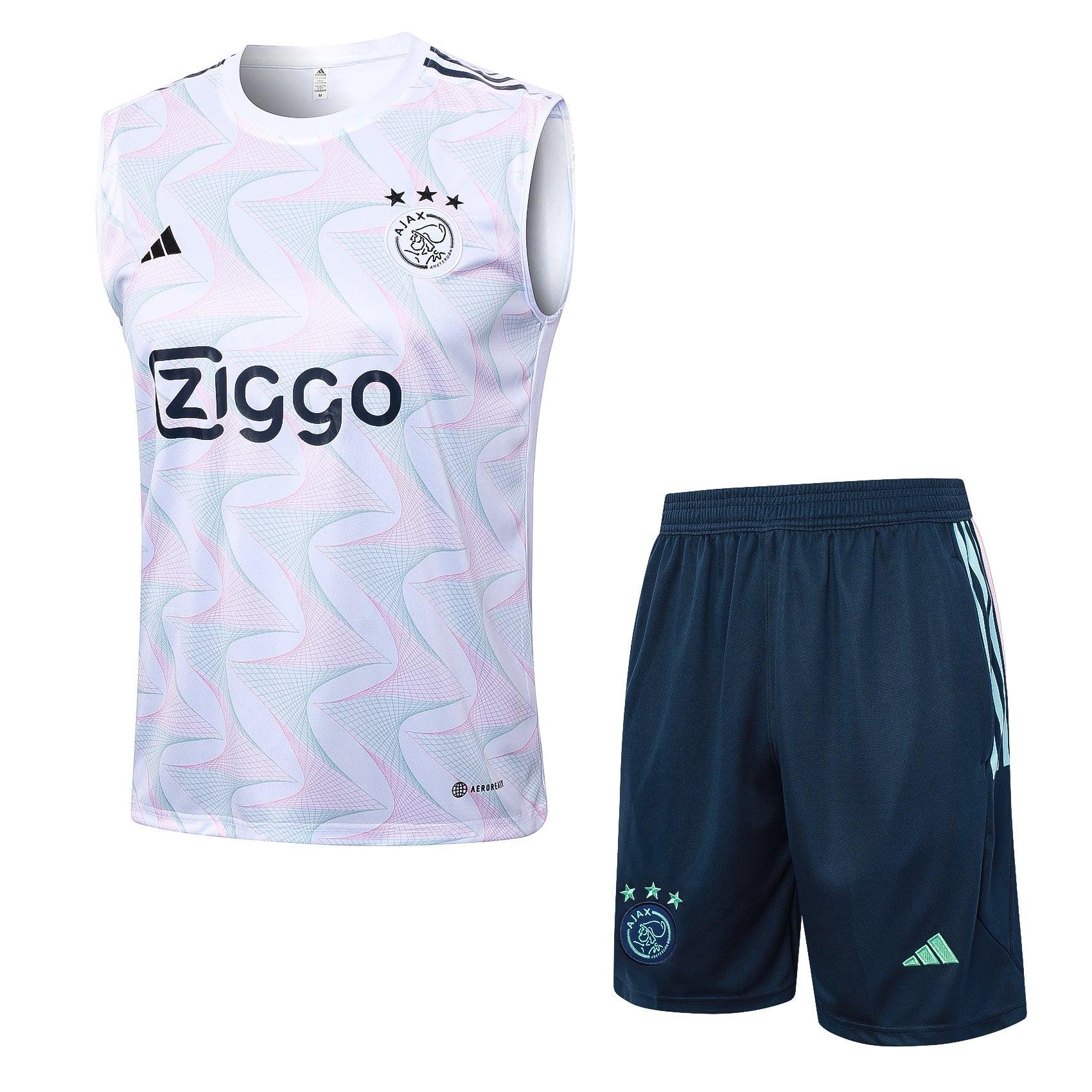 Conjunto Regata Ajax - Branco e Verde - Loja da Seven Oficial