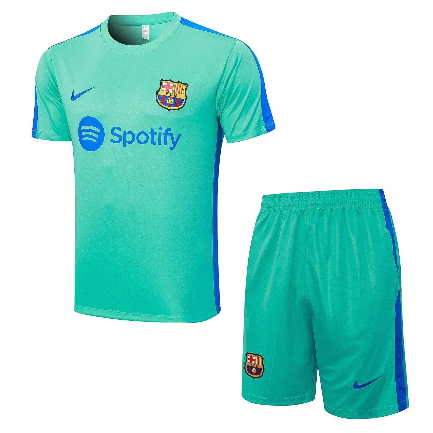 Conjunto Regata Barcelona - Verde e Azul - Loja da Seven Oficial