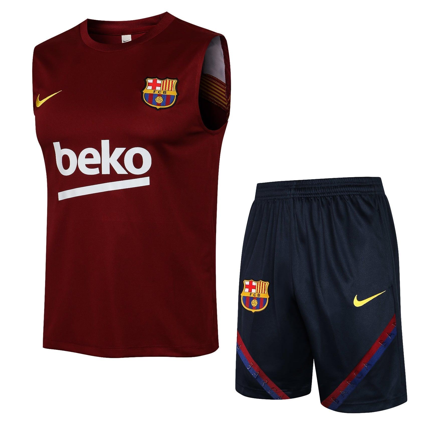 Conjunto Regata Barcelona - Vinho e Preto - Loja da Seven Oficial