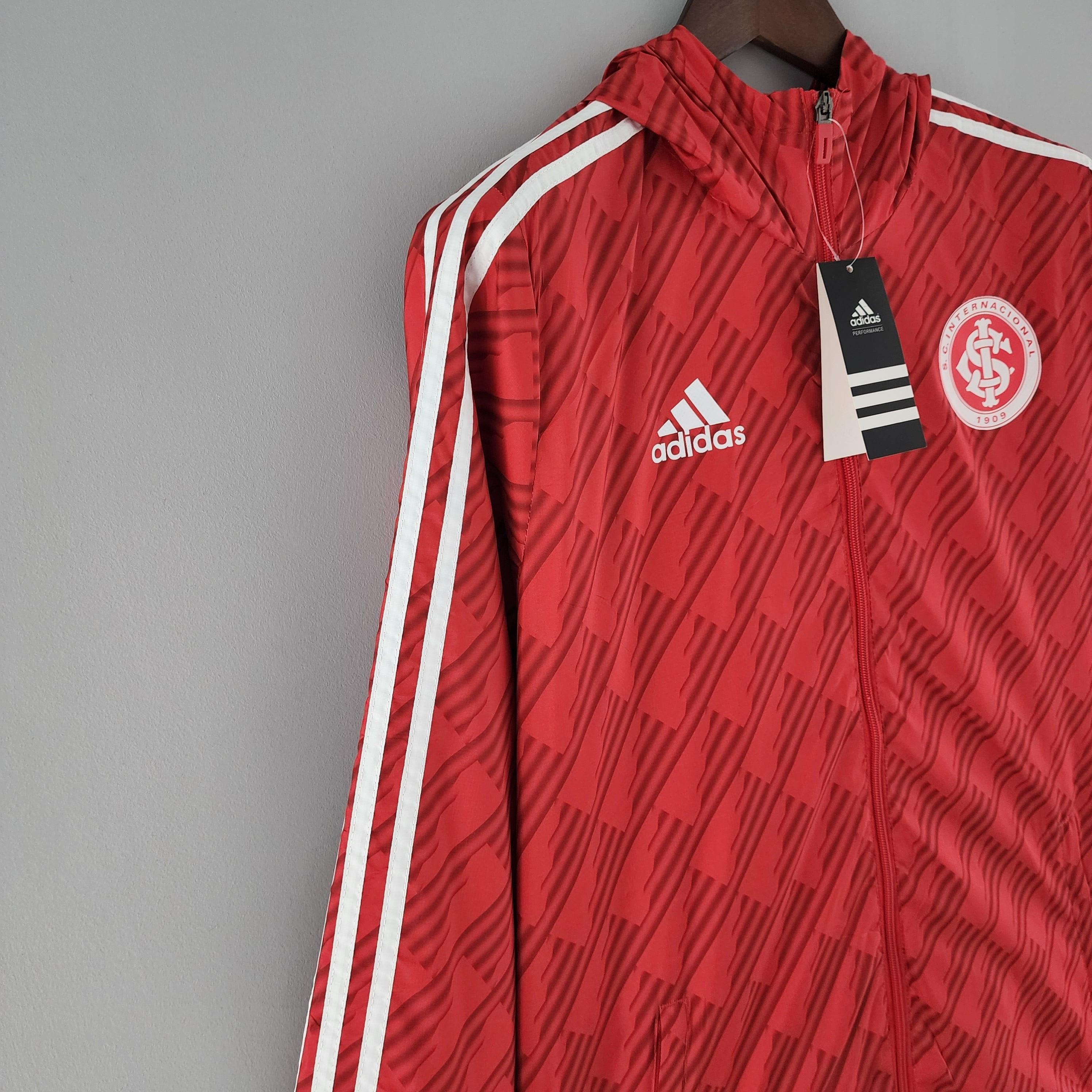 Corta-vento Internacional 22/23 Adidas - Vermelho - Loja da Seven Oficial