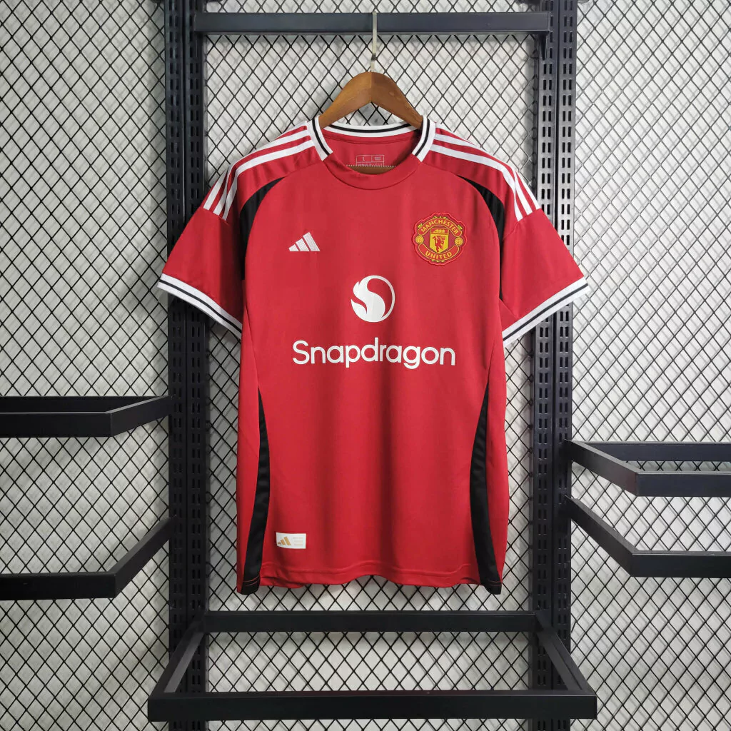 Camisa Manchester United I 24/25 Adidas - Vermelho