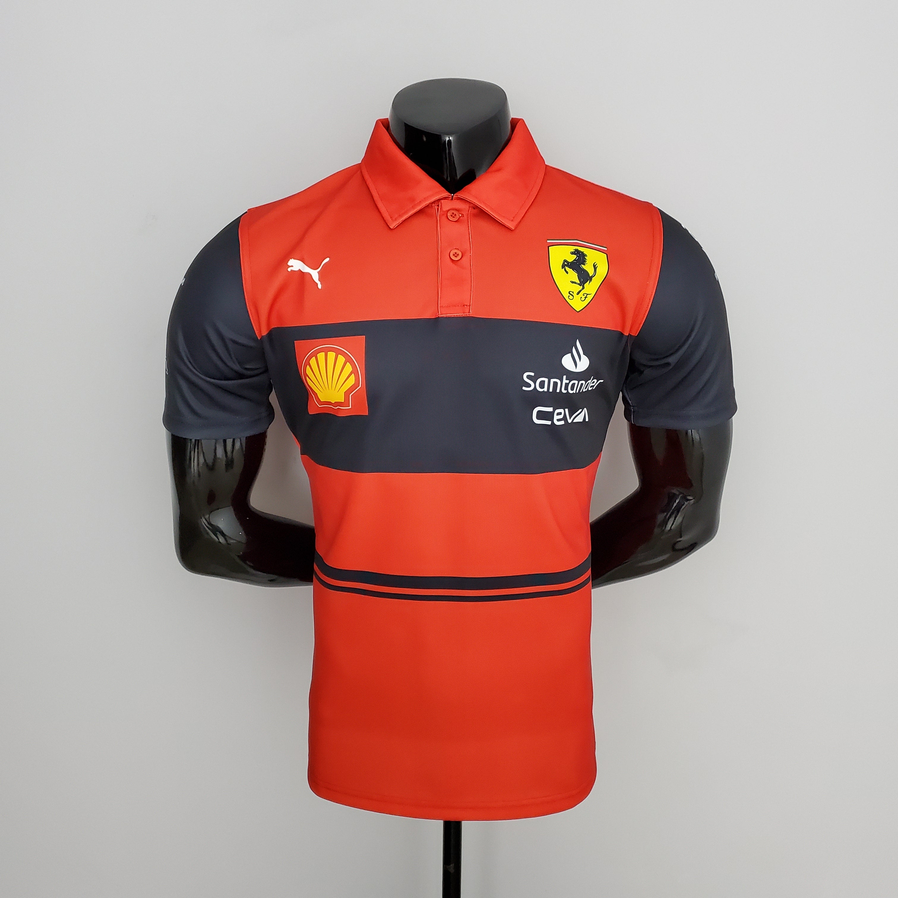 Camisa de Fórmula 1 - Ferrari Polo - Vermelho