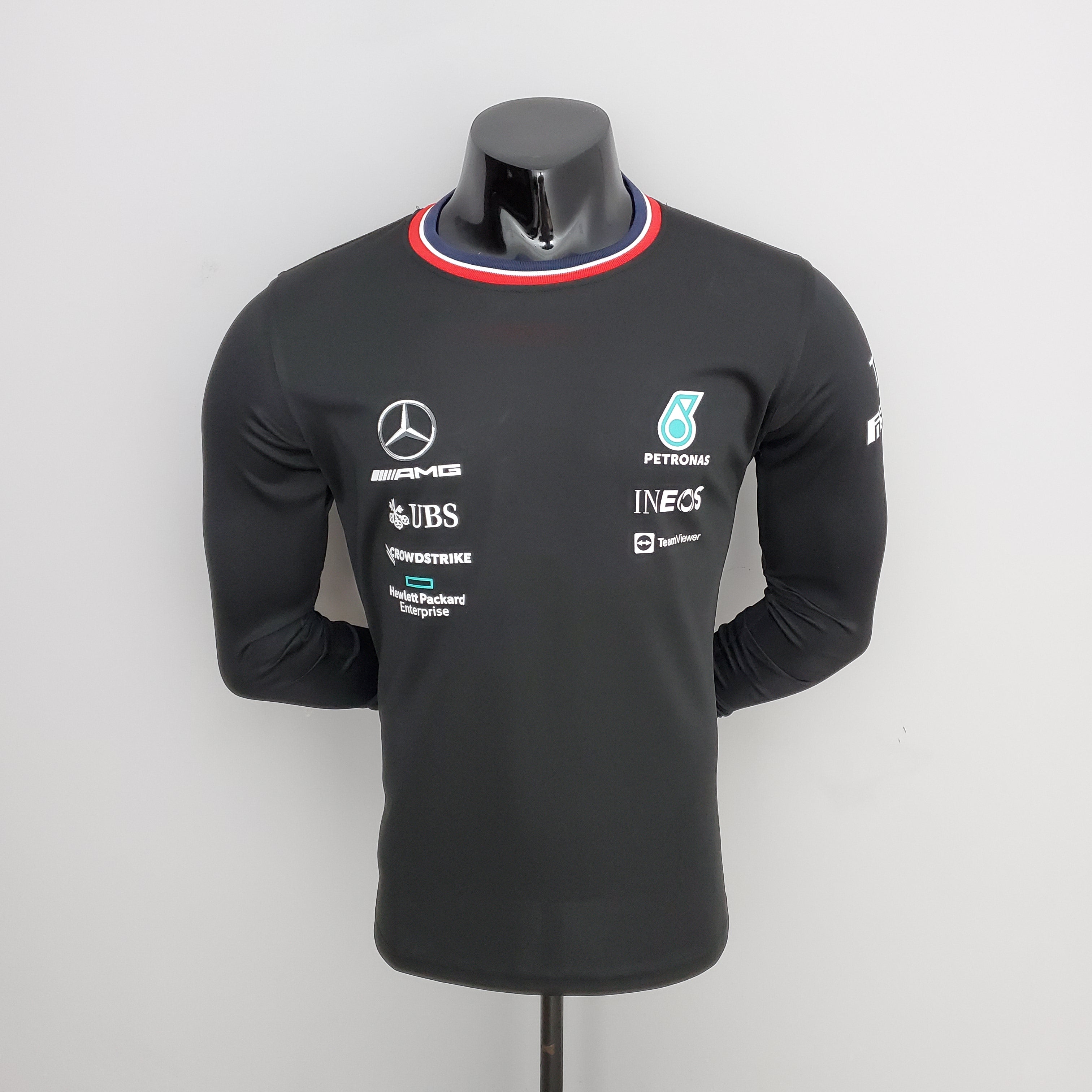 Camisa de Fórmula 1 - Mercedes - Com Manga Longa