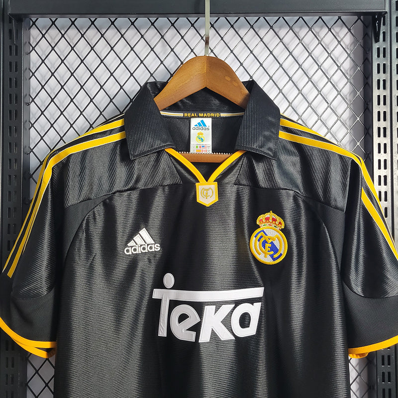 Camisa Retro Real Madrid 1998/1999 - Preta