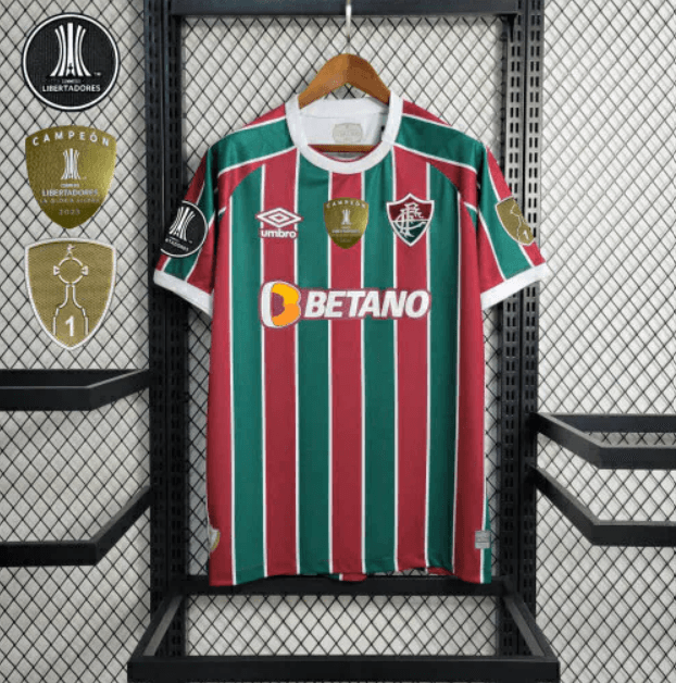 Fluminense - 2023/24 Casa - Com todos os Patches - Loja da Seven Oficial