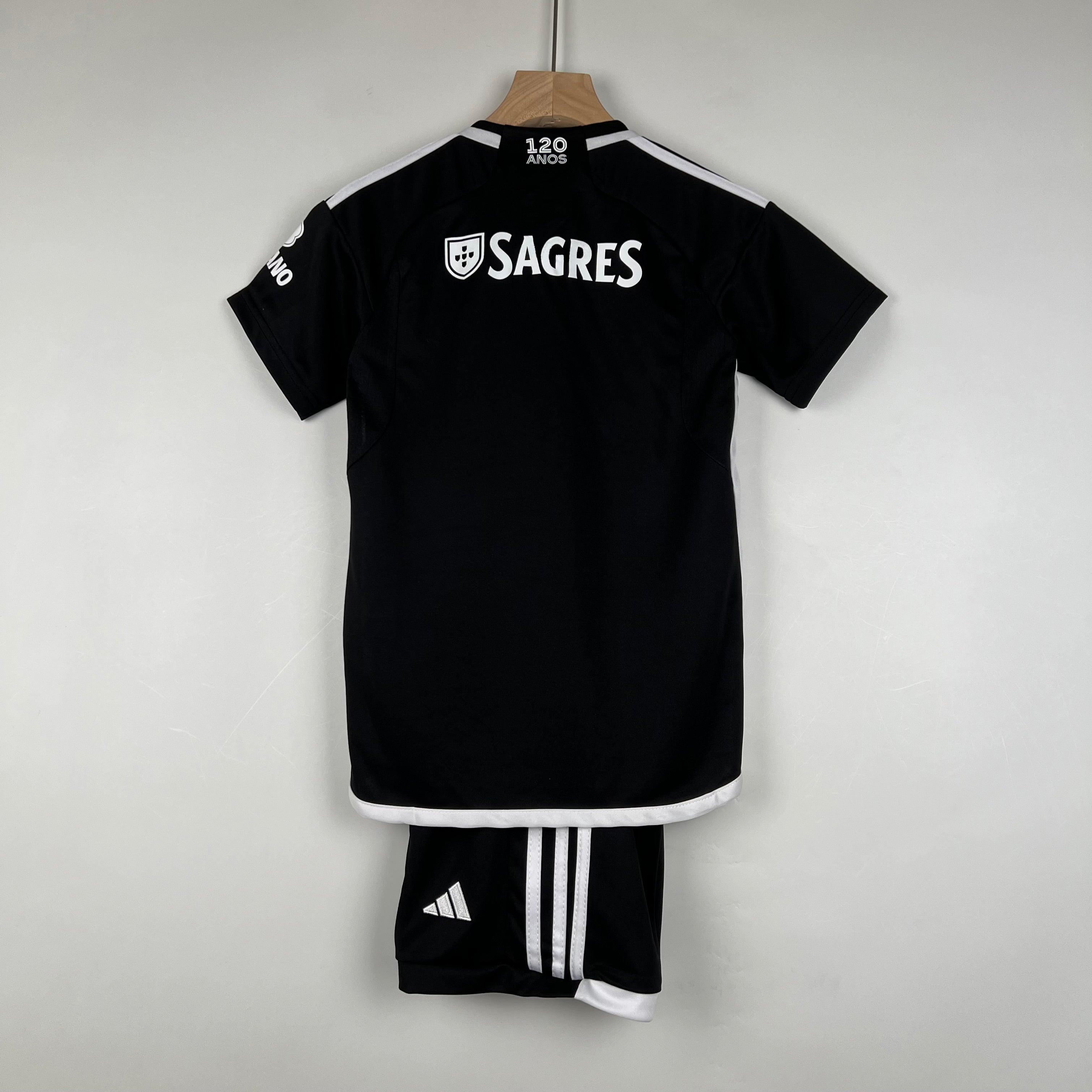 Kit Infantil Benfica II 23/24 - Preto - Loja da Seven Oficial