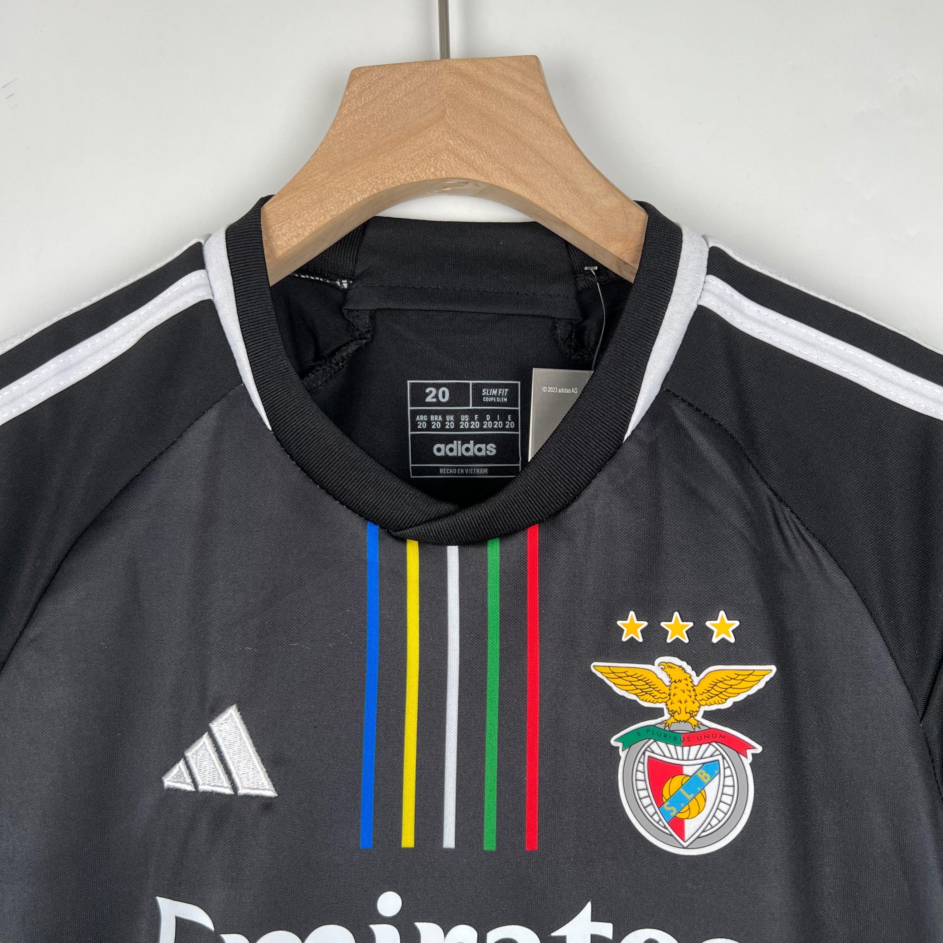 Kit Infantil Benfica II 23/24 - Preto - Loja da Seven Oficial