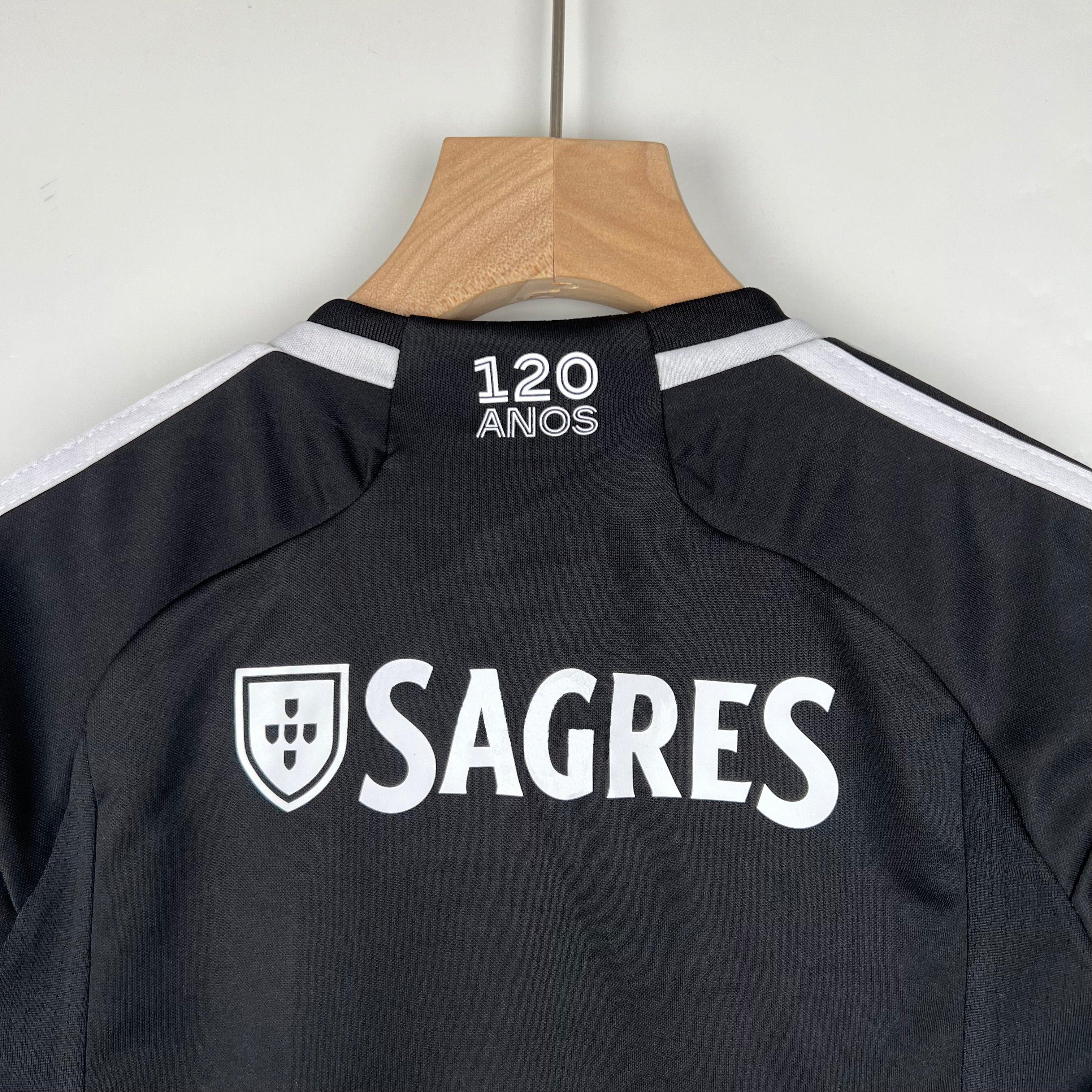 Kit Infantil Benfica II 23/24 - Preto - Loja da Seven Oficial