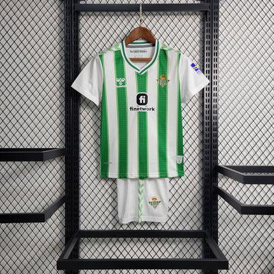 Kit Infantil Betis Home 23/24 - Verde - Loja da Seven Oficial