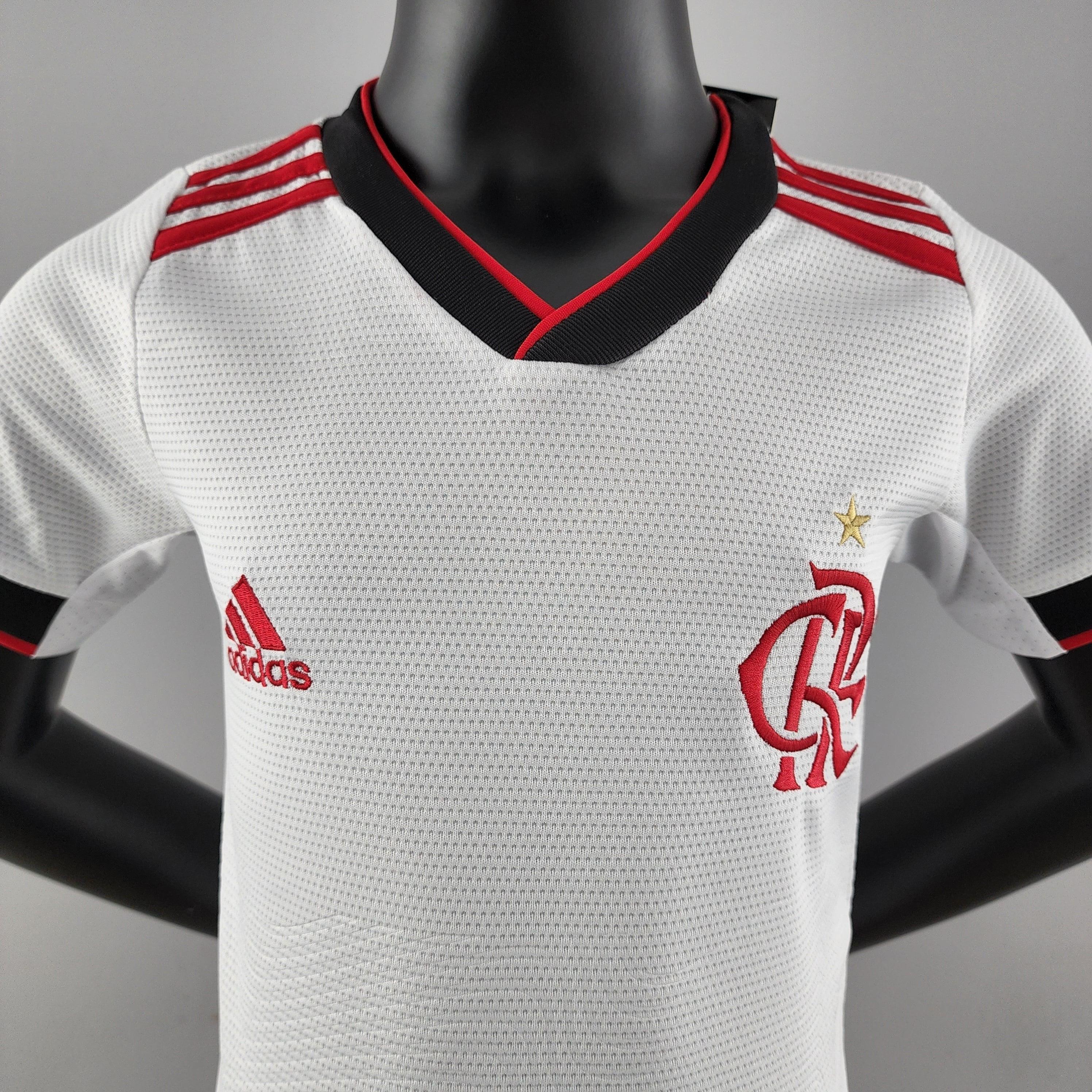 Kit Infantil Flamengo II 22/23 Adidas - Branco - Loja da Seven Oficial