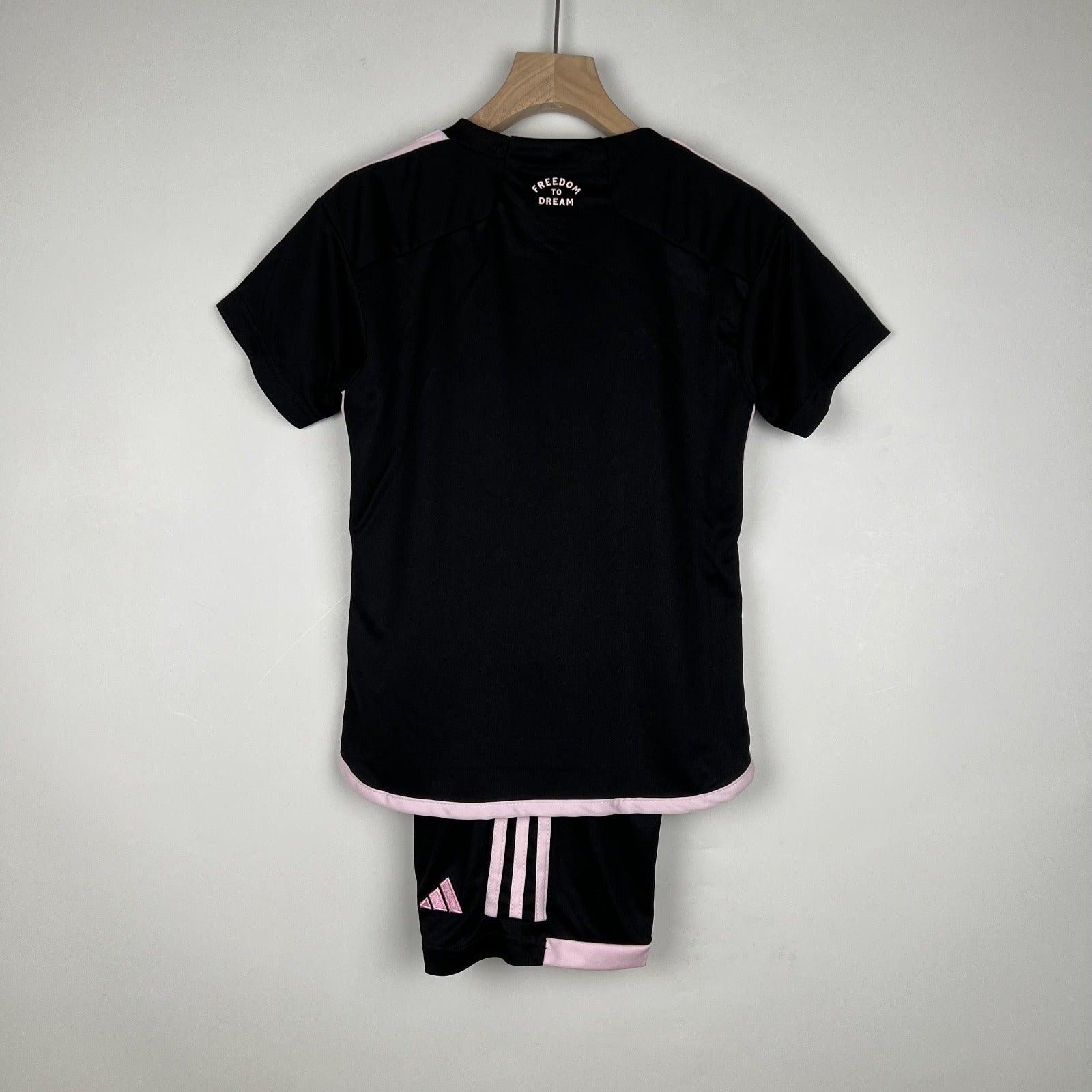 Kit Infantil Inter Miami I 23/24 Adidas - Preto e Rosa - Loja da Seven Oficial