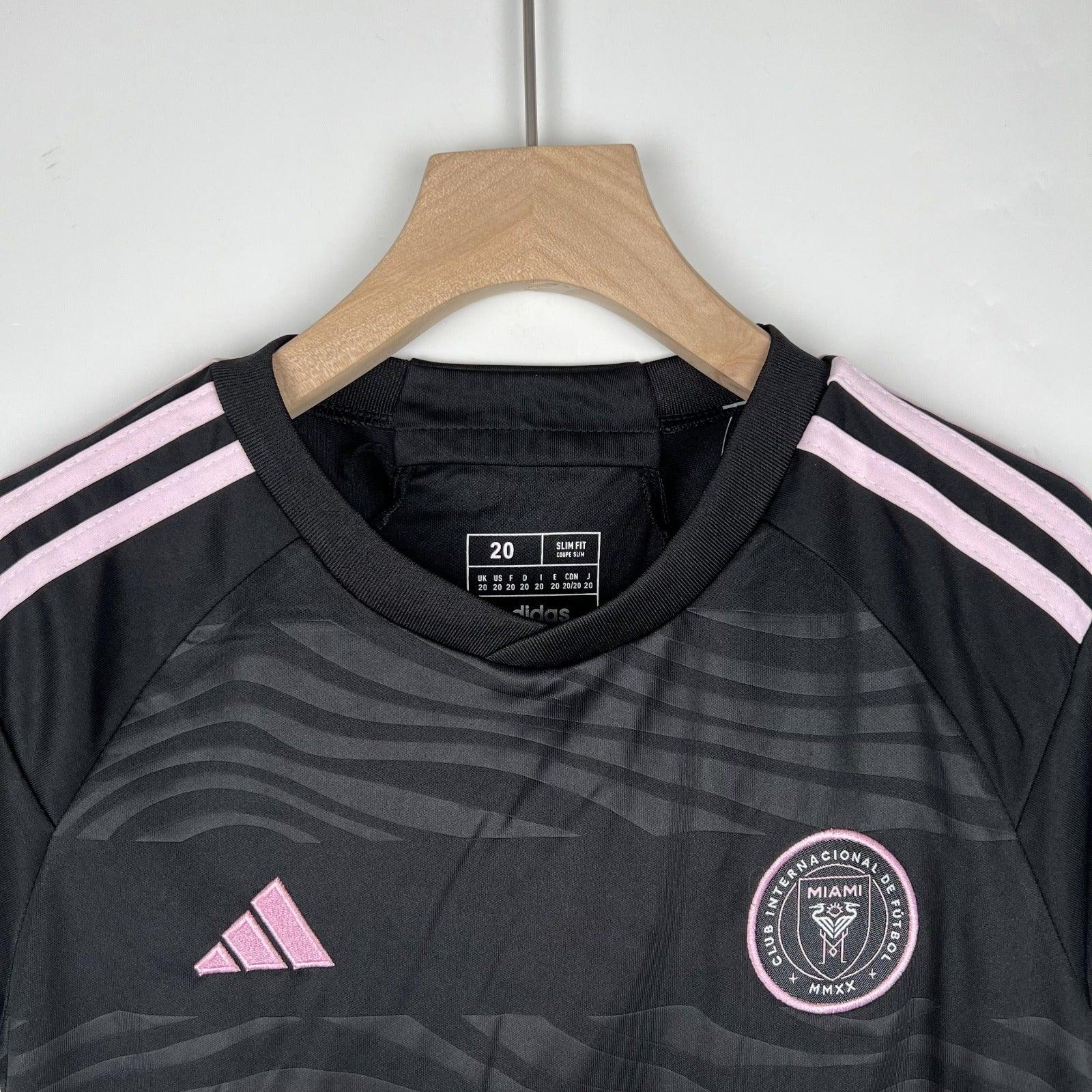 Kit Infantil Inter Miami I 23/24 Adidas - Preto e Rosa - Loja da Seven Oficial