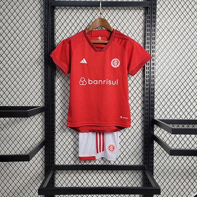 Kit Infantil Internacional Home 23/24 - Vermelho - Loja da Seven Oficial