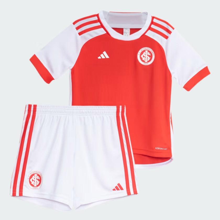 Kit Infantil Internacional Home 24/25 - Vermelho - Loja da Seven Oficial