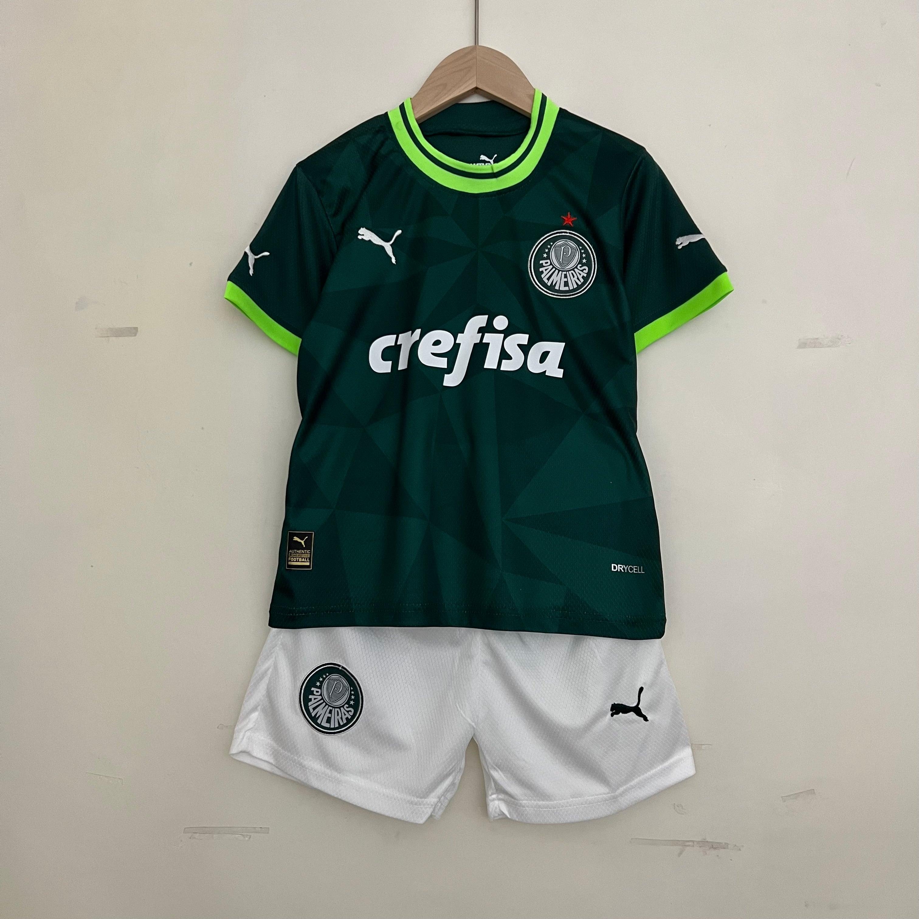 Kit Infantil Palmeiras I 23/24 Puma - Verde - Loja da Seven Oficial