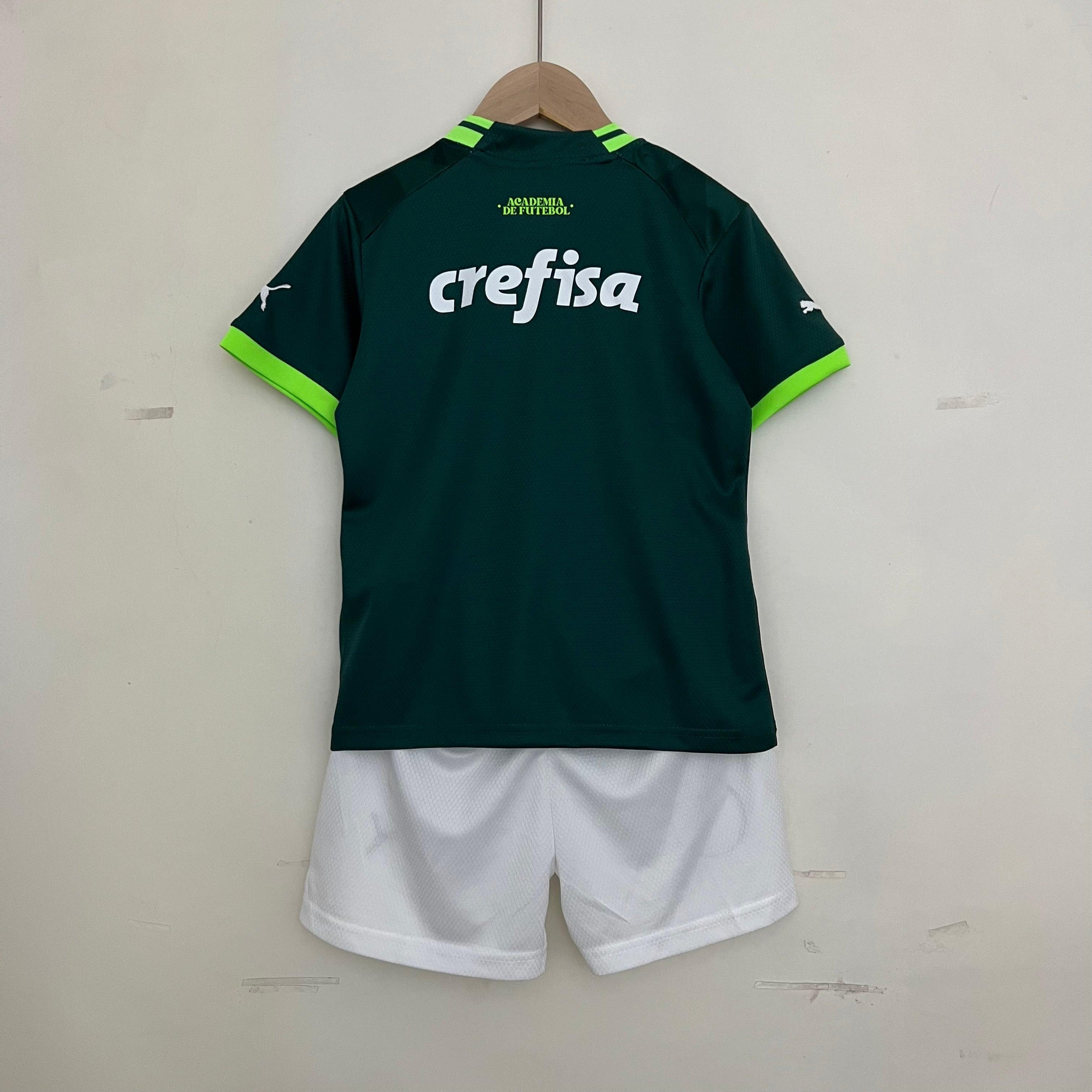 Kit Infantil Palmeiras I 23/24 Puma - Verde - Loja da Seven Oficial