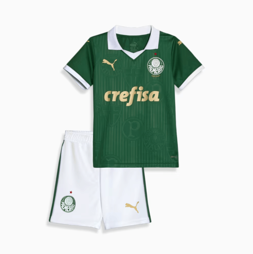 Kit Infantil Palmeiras I 24/25 Verde - Loja da Seven Oficial