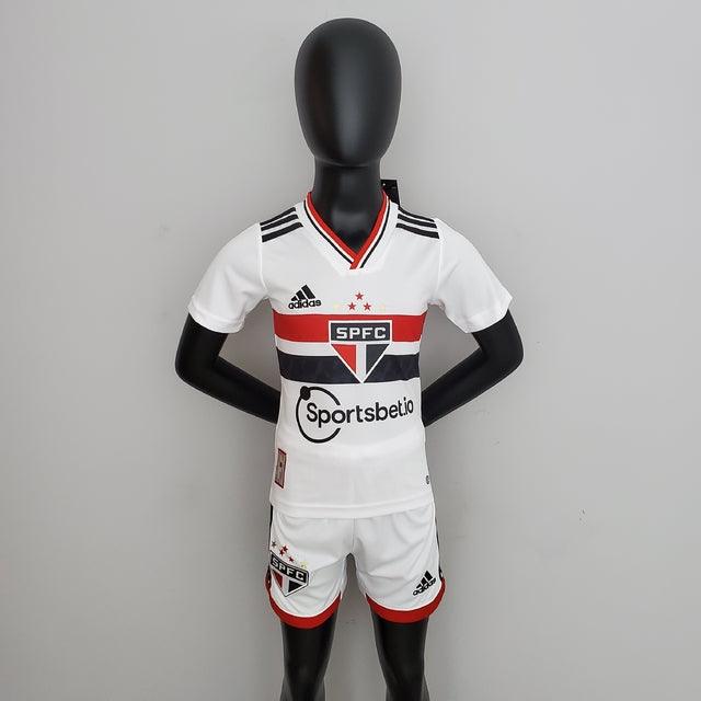 Kit Infantil São Paulo 22/23 Adidas - Branco - Loja da Seven Oficial