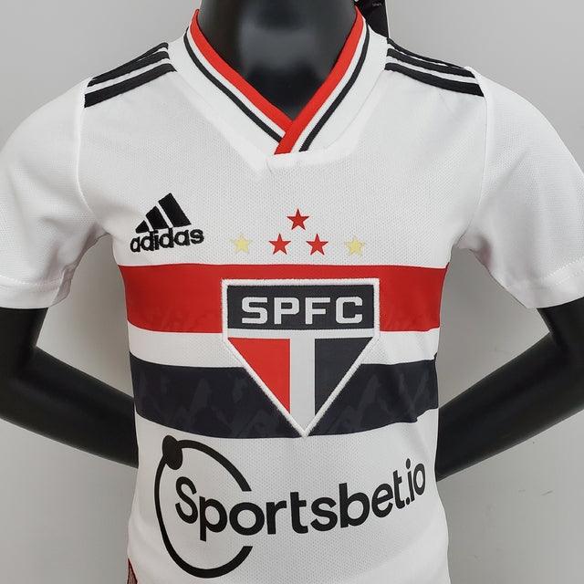 Kit Infantil São Paulo 22/23 Adidas - Branco - Loja da Seven Oficial