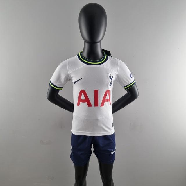 Kit Infantil Tottenham Spurs 22/23 Nike - Branco - Loja da Seven Oficial