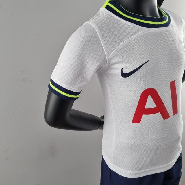 Kit Infantil Tottenham Spurs 22/23 Nike - Branco - Loja da Seven Oficial