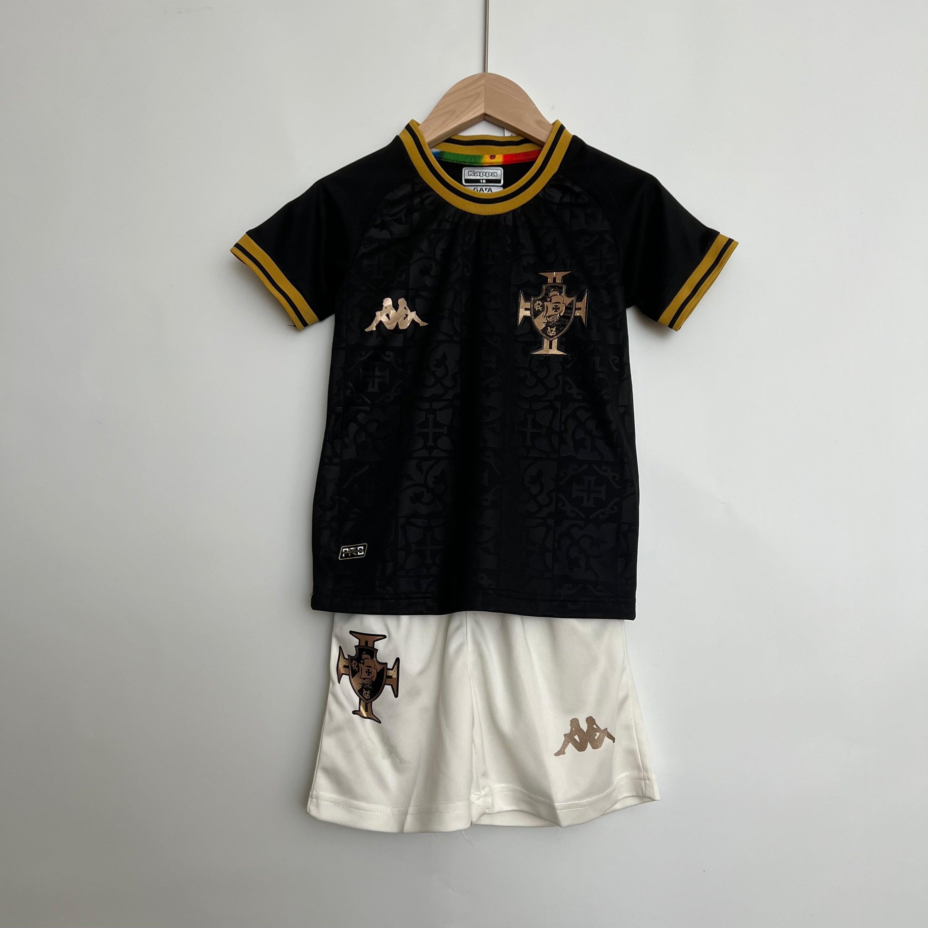 Kit Infantil Vasco III 22/23 Adidas - Preto - Loja da Seven Oficial