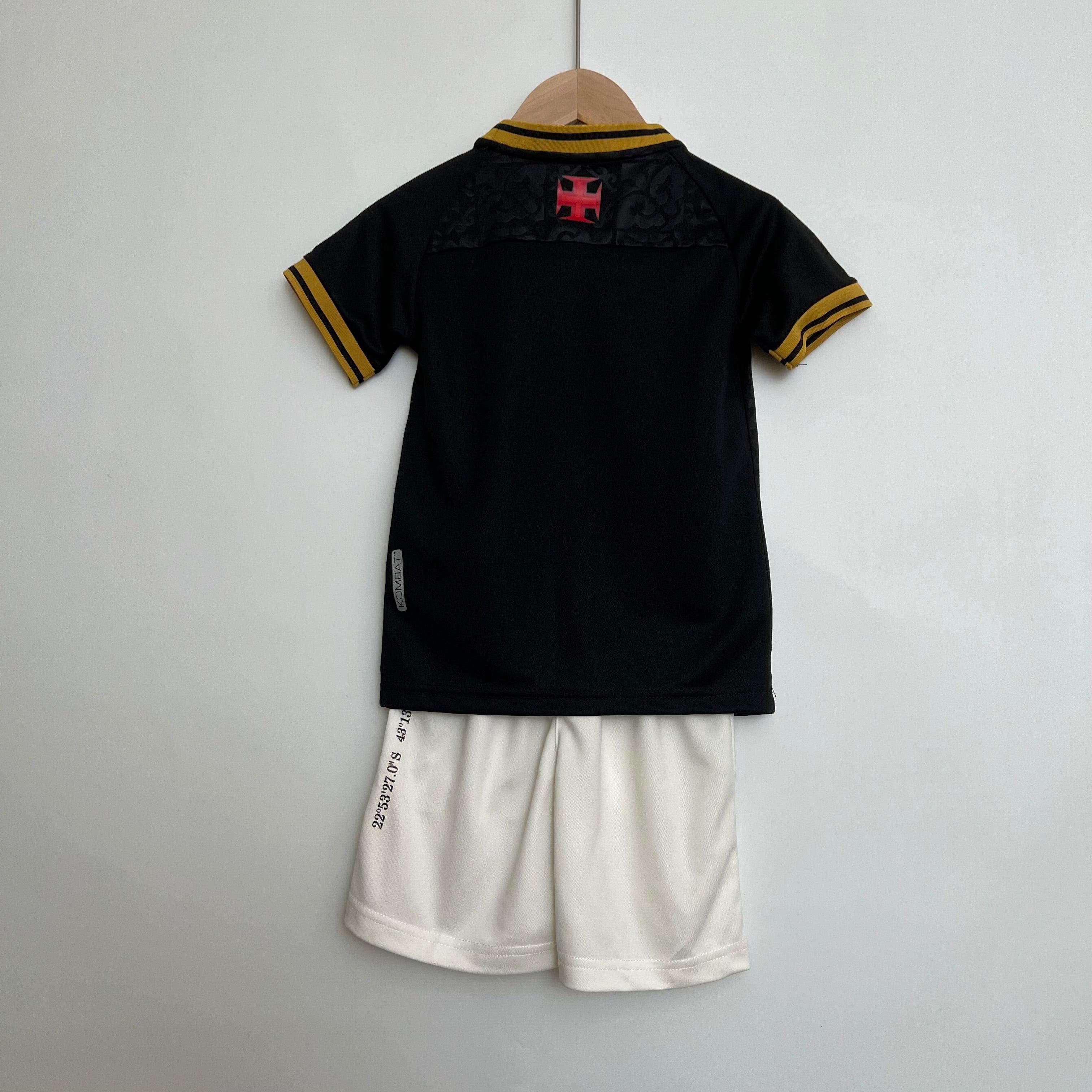 Kit Infantil Vasco III 22/23 Adidas - Preto - Loja da Seven Oficial