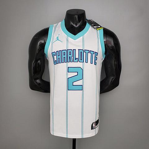 Regata Charlotte Hornets Masculina - Branca - Loja da Seven Oficial